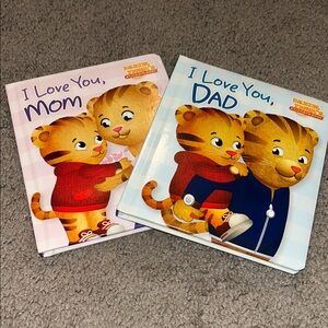 Daniel Tiger I Love You Mom and DadBooks Set
